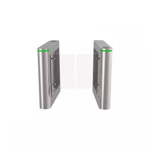 Small Size Swing Arm Turnstile Remote Control Acoustic Alarming LED Indicator