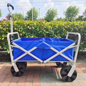 Folding Stroller Wagon Collapsible Beach Trolley Fishing Cart Kids Wagon