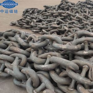 China grade U3 Dia. 76MM Marine Anchor Chain With ABS Cert. Black Painted on sale