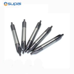 Solid Carbide Center Drill Bit 30 60 90 120 Degree With Coating For Steel