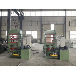 220V Voltage Rubber Tile Vulcanizing Press with PLC Touch Screen Control System