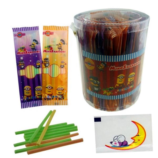 Quality Supermarket CC Stick Candy 20 G Rainbow Sour Powder With Tattoo Paper wholesale