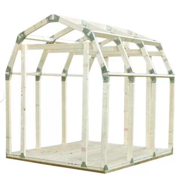 Quality DIY Framing Kit Steel Angles Connector Brackets for Peak Roof Storage Shed Garage Barn wholesale