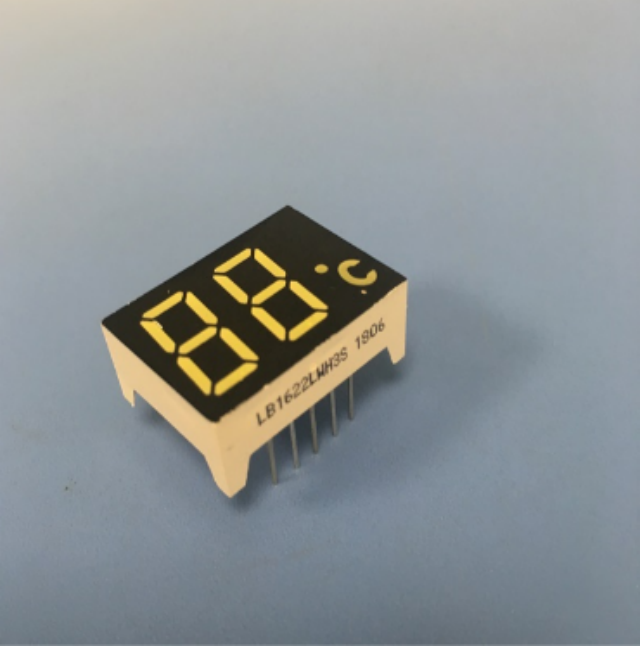 Custom Ultra white dual digit 0.47" 7 segment led display common cathode for