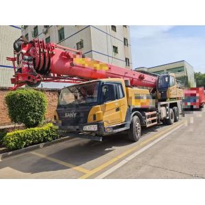 China Sany 25T Truck Crane STC250S Used Crane Heavy Lifting 2018 Second Hand Crane on sale