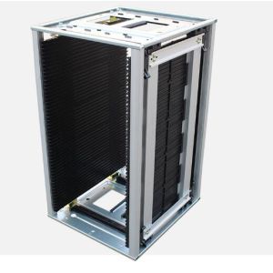 Aluminum Anti Static Products ESD PCB Magazine Rack For SMT / PCB Storage