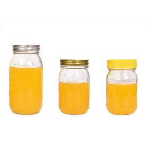 Cheap 300ml 500ml 750ml Glass Honey Jars / Honey Packaging Containers for sale