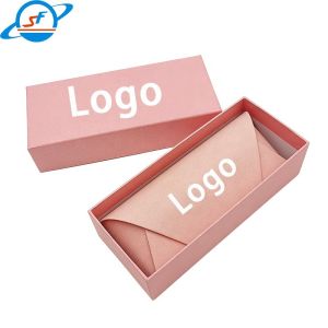 Eco Friendly Leather Spectacle Pouch With Custom Glasses Box