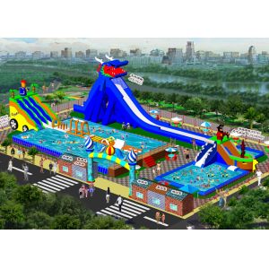 Big Backyard Inflatable Water Park With Pool For Children 7 Years Old