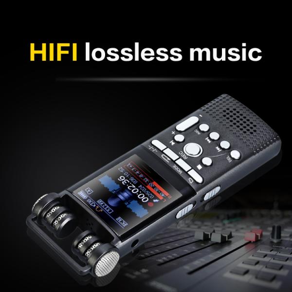 Professional 8GB 1536kbps Multi-function USB LCD Digital Voice Recorder Support MP3 Player Dictaphone