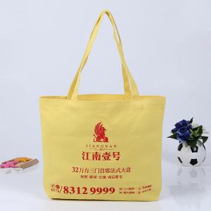 China Natural Color Fashionable 100% Cotton Canvas Tote Bags on sale