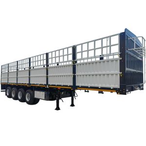 3/4 Axle 12/16 Tires Original Axle Fence Truck Trailer (Dimensions (L * W * H) :