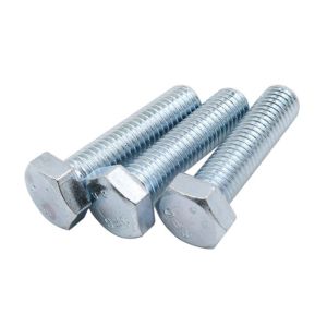 9mm Zinc-plating Stainless Steel Hex Nut and Bolt ZINC Finish for Versatility