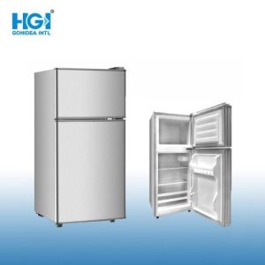 Double Door Top Freezer Fridge Defrost Home Hotel Use Upright Refrigerator Bcd