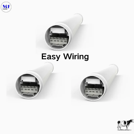 LED Tri-Proof Light Anti-Ammonia White Color Ik10 IP69K 0~10V Dim CCT Power