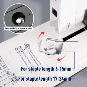 Office Heavy Duty Binding 240 Sheets Manual Stapler with High Capacity Advantage