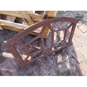 Van-T Fixed Metal Window Frames With Spray Paint / Sandblasting Surface