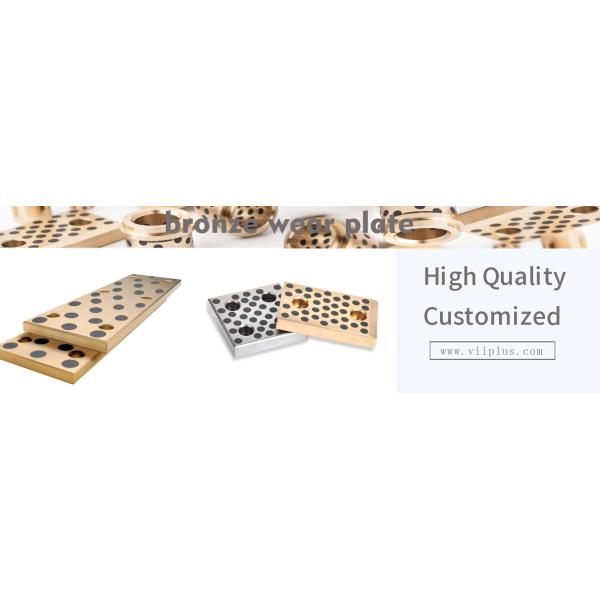 CNC Bronze Steel & Self Lubricating Wear Plates Inch Oilimpregnated Graphite Plugs