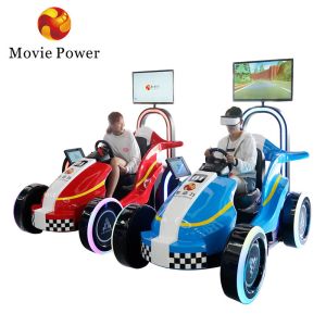 VR Theme Park Rides 9D Kids Racing Game Simulator Coin Operated Car Arcade