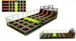 200M2 2017 Adults Indoor Bungee Trampoline Park Jumping Fitness Square Kids