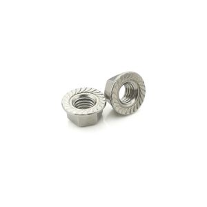 DIN6923 Hex Head Nut , Zinc Plated Hex Flange Nut M3-M20 Diameter Size