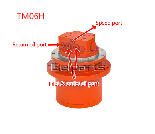 Quality Belparts E305.5 E306 Excavator Final Drive Assembly For TM06H GM06H Travel Motor wholesale