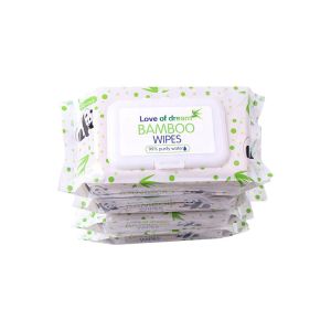 Practical Unbleached Bamboo Baby Wipes Odorless Biodegradable