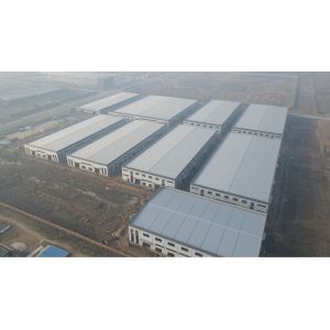 China Portable prefabricated steel structure frame industrial and commercial building warehouse workshop on sale