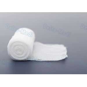 100% Cotton Absorbent Sterile Gauze Sponges Roll White Color For Wound Fixation