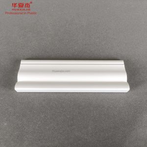 China Easy Cleaned Pvc Trim Crown Moulding For House Decoration on sale