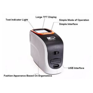 Handheld Pigment Visible Light Spectrophotometer 0 - 200% Reflectivity Range