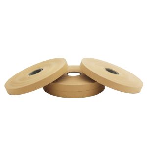 Brown Kraft Paper Tape For Rigid Box Machine , Veneer Adhesive Kraft Paper Tape