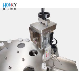 Desktop Double Head Bottle Filling and Capping Machine with Ceramic Pump and 304