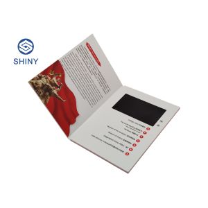 7 Inch Lcd Video Brochure Card Digital With Lcd Screen
