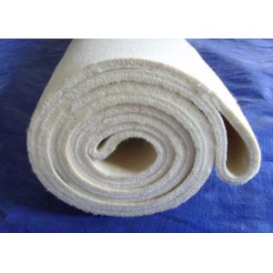 White Color Nomex Seamless Conveyor Felt Belt For Heat Transfer Printing Machine