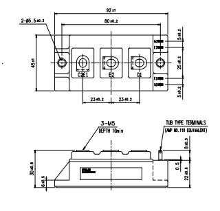 2MBI150UB-120 IGBT Module U-Series 1200V / 150A 2 in one-package FUJITSU IGBT