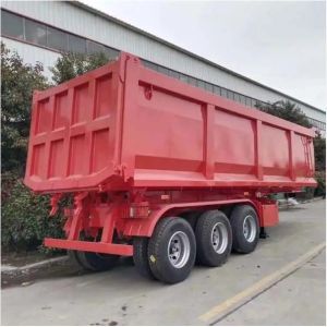 3 Axles 40-80 Tons Heavy Duty Hydraulic Dump Dumper Cargo Utility Tipper Semi