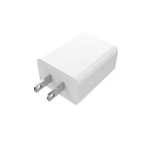 Fixed Plug ETL 5V2.4A Dual USB US Travel Charger