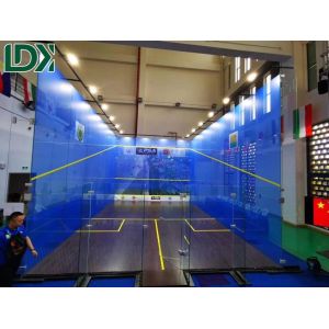 Customized Squash Court Flooring Indoor Court With Personalized Logo Design