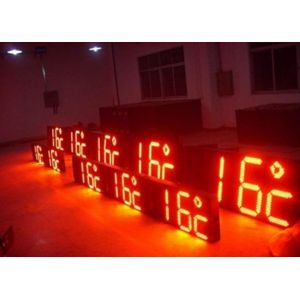 High Brightness 7 segmen led gas price signs with wireless IR remote control ,