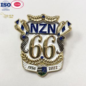 Shiny Gold Souvenir Metal Lapel Pins Clown Christmas Cute Soft Hard Enamel Badge