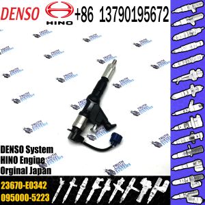 New Diesel Common Rail Fuel Injector 095000-5225 23670-E0341 095000-5226 23670-E0342 For HI-NO E13C Engine