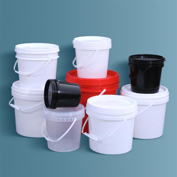 100% Material Food Grade Plastic Bucket With Lid And Handle For Biscuit Oil