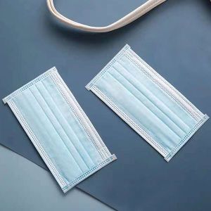 3 Layers Disposable Earloop Face Mask , Personal Protective Masks Adult