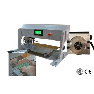 Cheap Automatic V-cut PCB Separator Motorized Type with LCD Program Control for sale