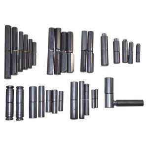 welding hinge piston hinge, barrel weld on hinge, material steel, finishing self color or zinc plating