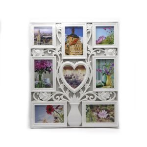 Hotel / Wedding White Multi Photo Frames Customized Size ISO Approved