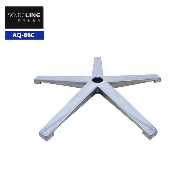 Quality Modern Style Home Office Swivel Chair Base 700mm Silver Customized Color wholesale