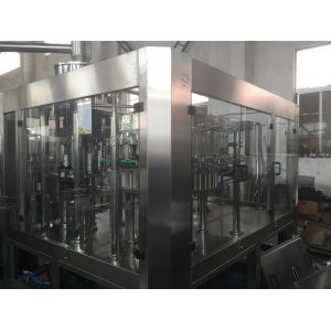 Automatic Sparkling Wine / Water Filling Machine With 6000BPH , Sparkling Water