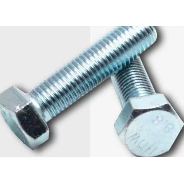 Hexagon Bolt M8 9/16 Inch Grade 4.8 Galvanized Corrosion-Resistant Industrial